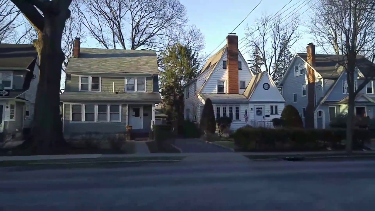 Driving by West Brighton in Staten Island,New York