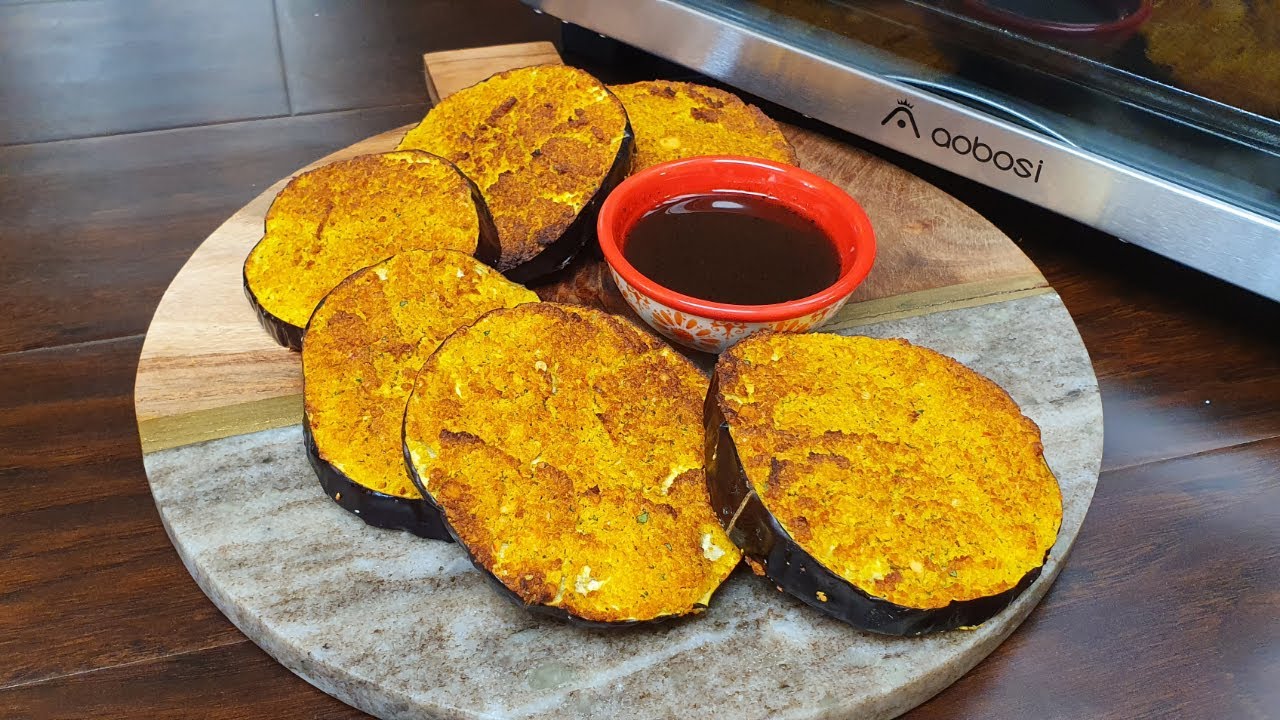 Trini Baiganee - Airfryer Recipe ( Aobosi )- Episode 1058
