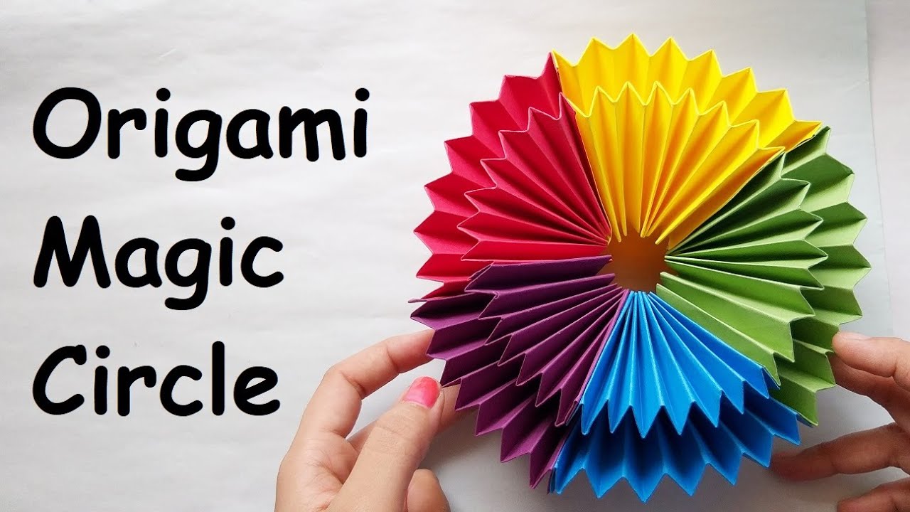 Origami Magic Circle Fireworks | Easy Paper Crafts | Paper DIY Illusions | Infinity Fold Paper Magic