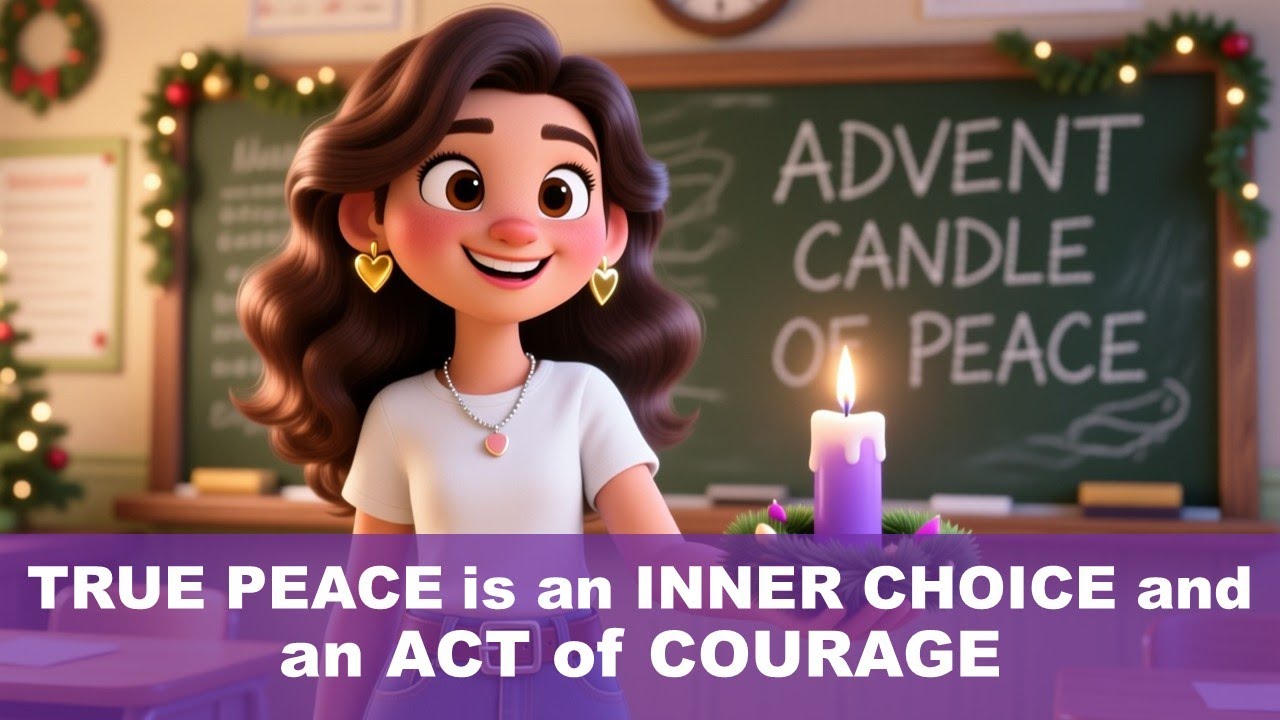 SECOND ADVENT CANDLE The Light of PEACE /Serenity Amidst Conflict/Teacher Swedenborg's Golden Rule