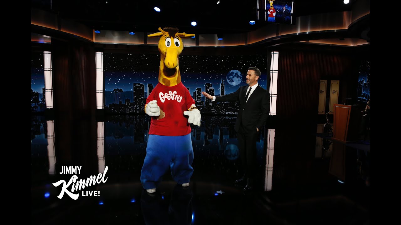 Jimmy Kimmel Live - Geoffrey The Giraffe Is Back And Sadder Than Ever&hellip; (NEVER BEFORE SEEN)