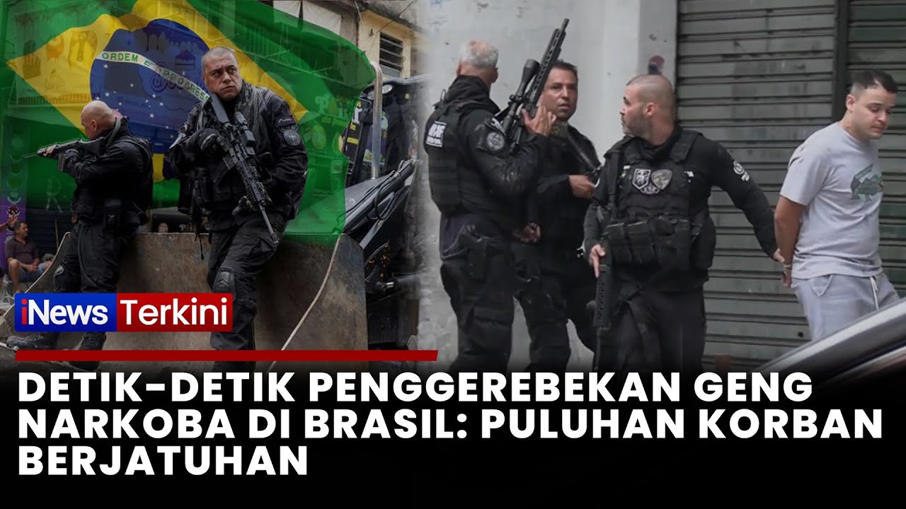 Polisi vs Mafia Narkoba di Brasil: Saling Serang, Tewaskan Ratusan Orang | iNews Terkini (30/10)