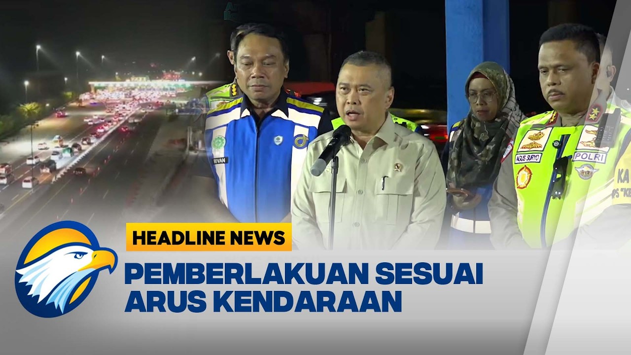 [HEADLINE NEWS 18/03] Pemerintah Berlakukan One Way Sepenggal di Tol Cikampek