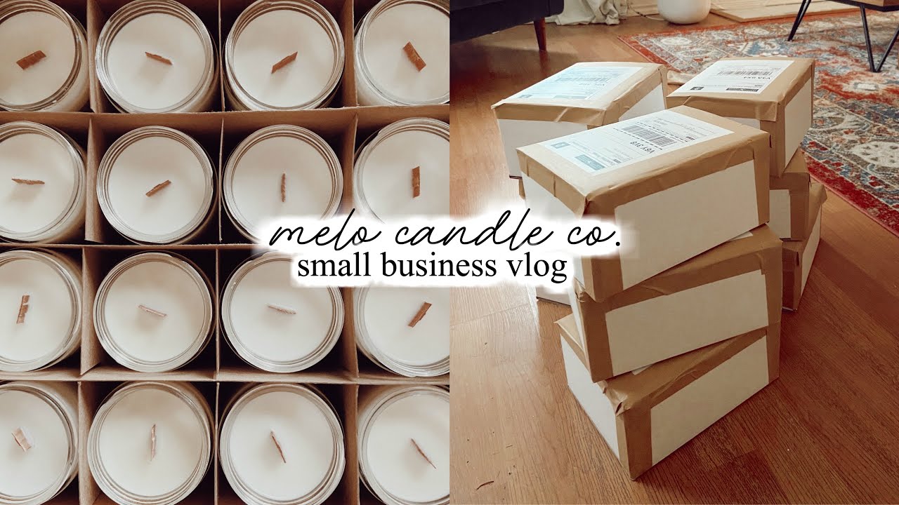 Running A Small Business | Melo Candle Co Behind The Scenes Studio Vlog