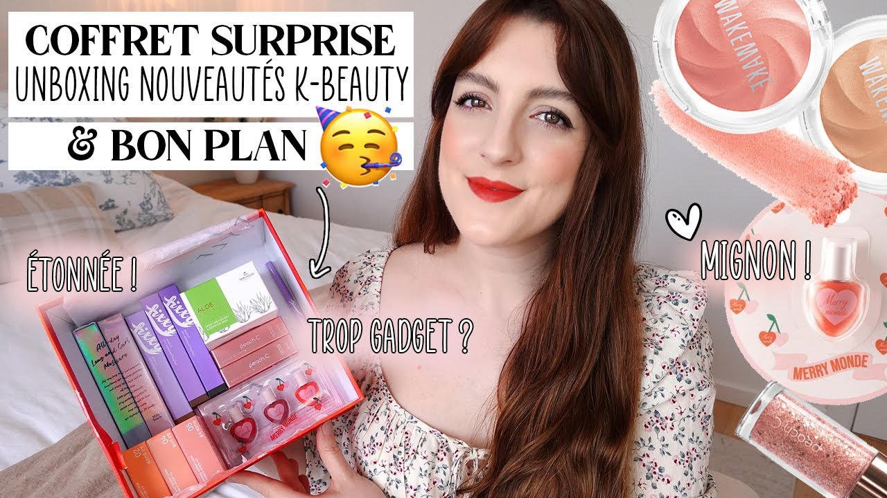 UNBOXING coffret SURPRISE ! ✨ Crash-test K-BEAUTY & Nouveautés 🥳  & je vous gâte! | LOdoesmakeup