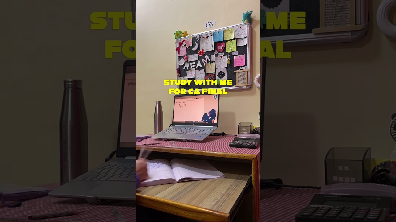 Study with me for CA Final 