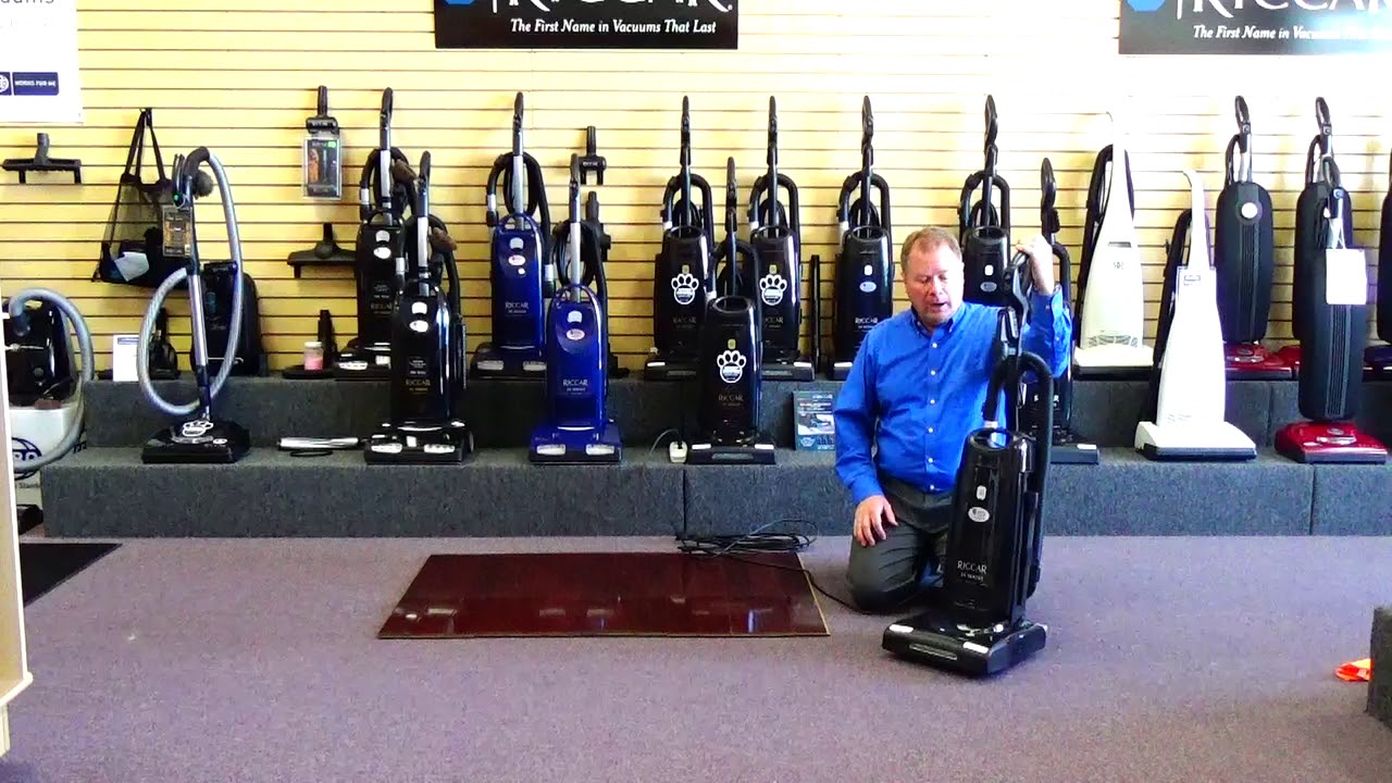 Riccar R25D Deluxe Upright Vacuum Cleaner Demonstration Grand Haven MI, Holland MI, Muskegon MI