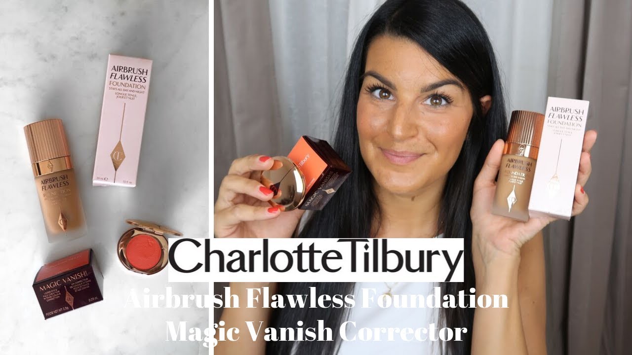REVIEW | CHARLOTTE TILBURY AIRBRUSH FLAWLESS FOUNDATION & MAGIC VANISH CORRECTOR | My Beauty Fair