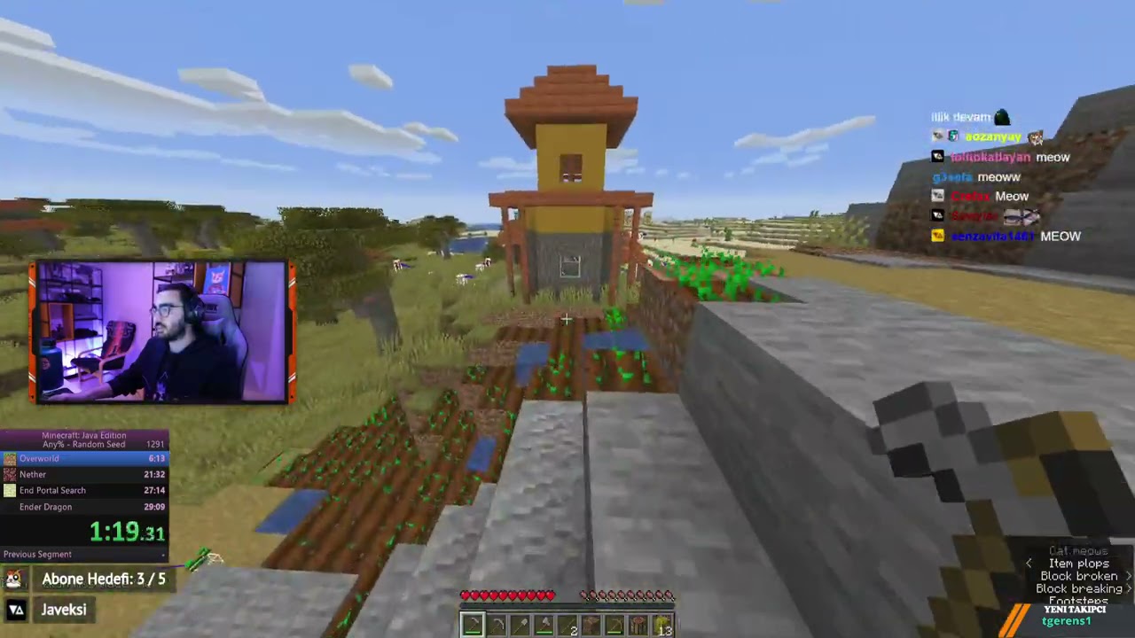 Videoyun-Minecraft(1.16.1) Speedrun Denemeleri#161