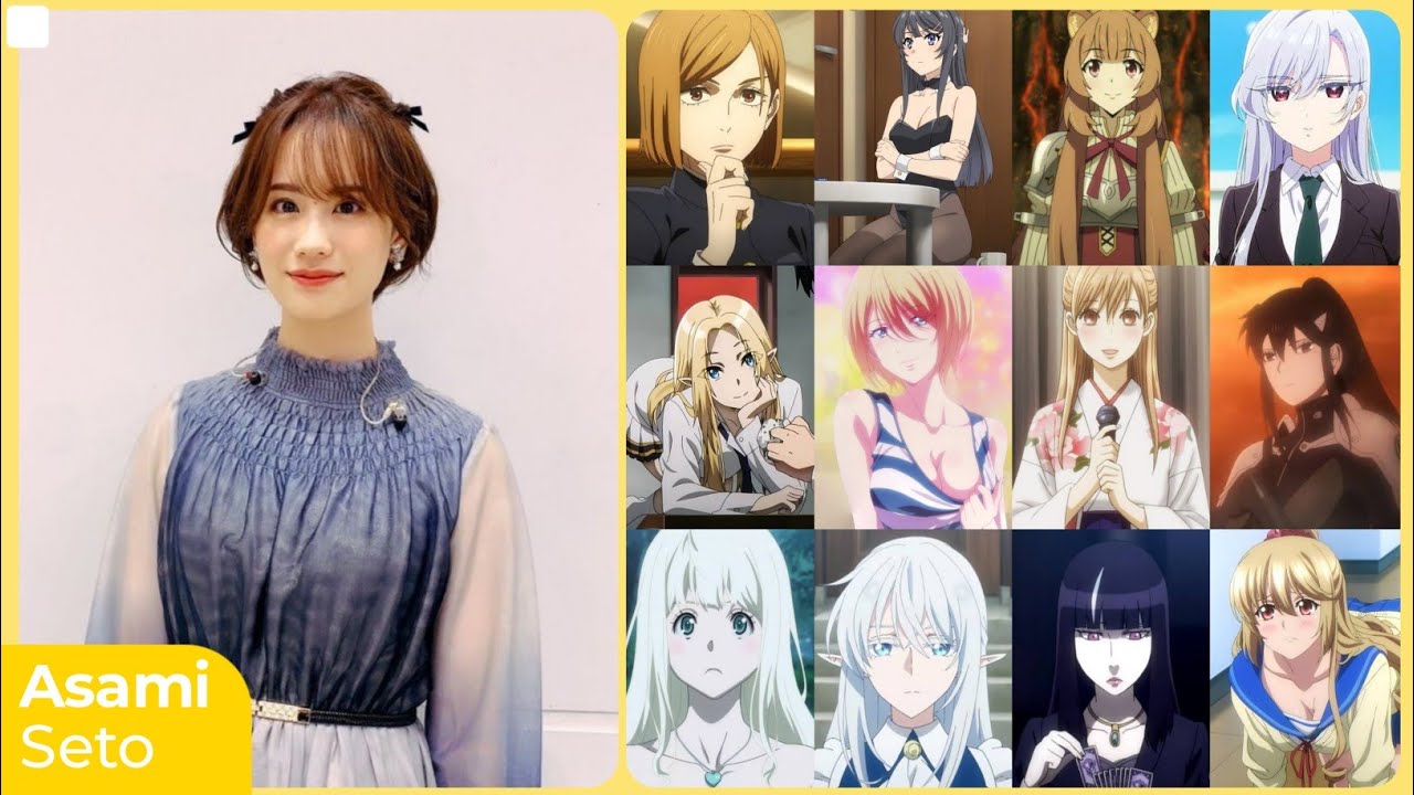 Asami Seto [瀬戸麻沙美] Top Same Voice Characters Roles