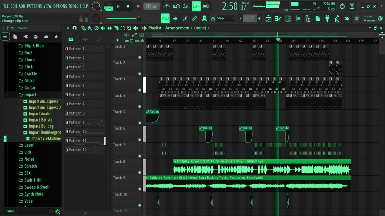 ColdPlay - Adventure of a lifetime (FL studio remake)