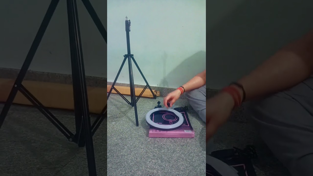 Ring light with tripod setup | 10 inch 
