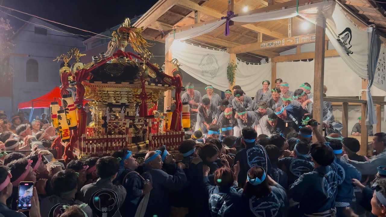 2025.9.29阿伎留神社例大祭　五日市祭り（お囃子、御神輿）