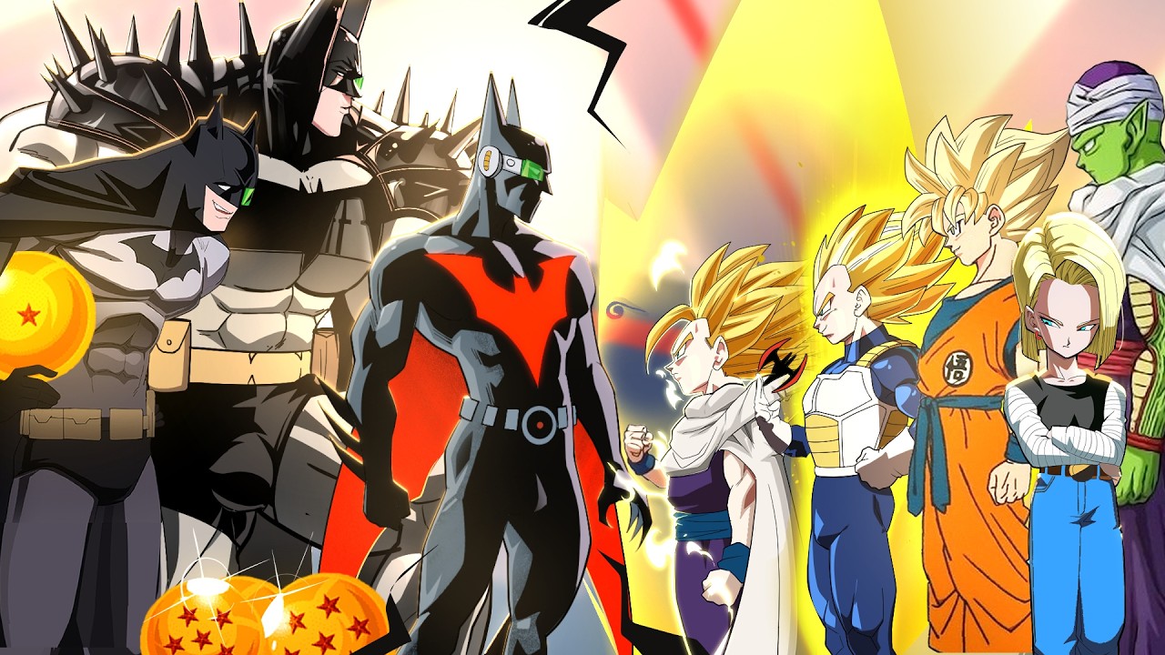 Batman, Absolute Batman & Batman Beyond VS Dragon Ball Z  | EPIC Crossover Battle!