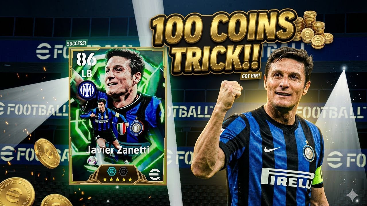 🔥Epic Zanetti eFootball 2026 Mobile | No Money Spent Build Guide ⚽