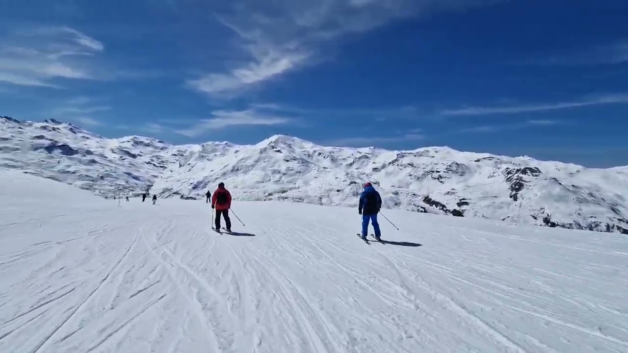 Skiing in France - Les Menuires - March 2023