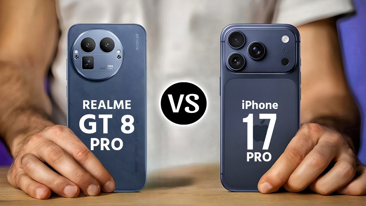 Realme GT 8 Pro Vs iPhone 17 Pro || Full Specs Comparison