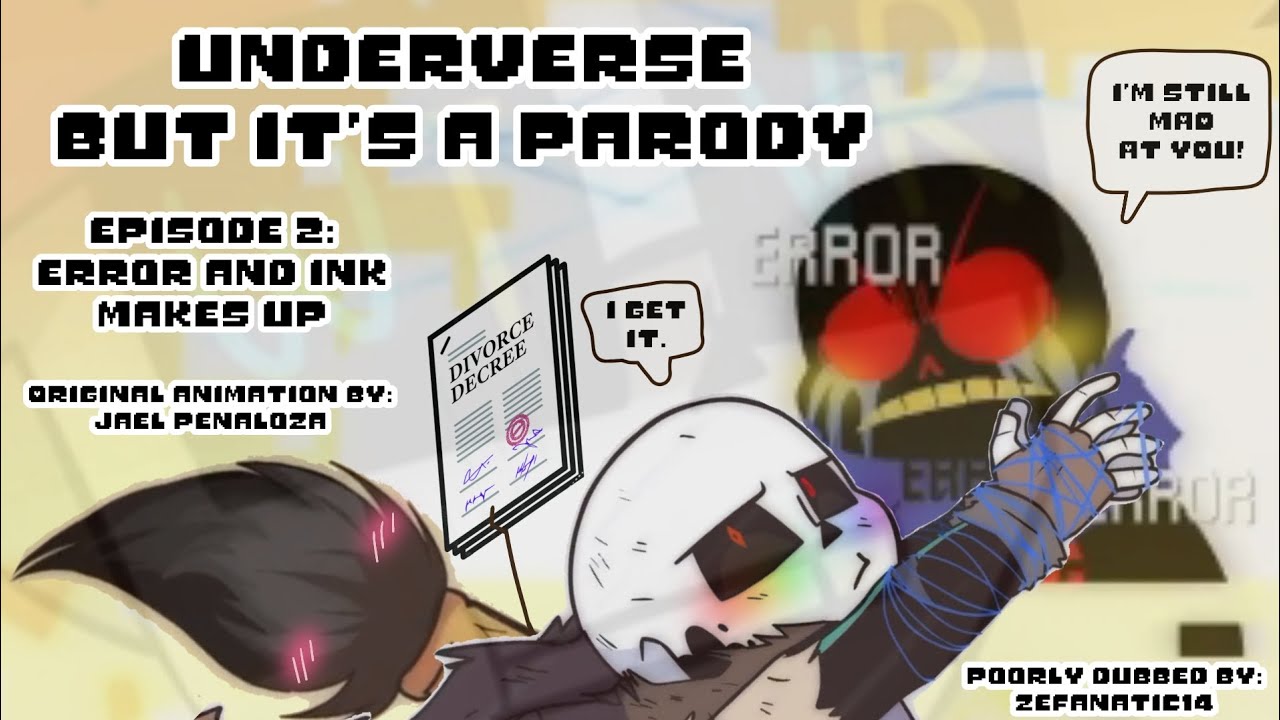 underverse но это пародия на дубляж//Undertale au Sanses// errink??