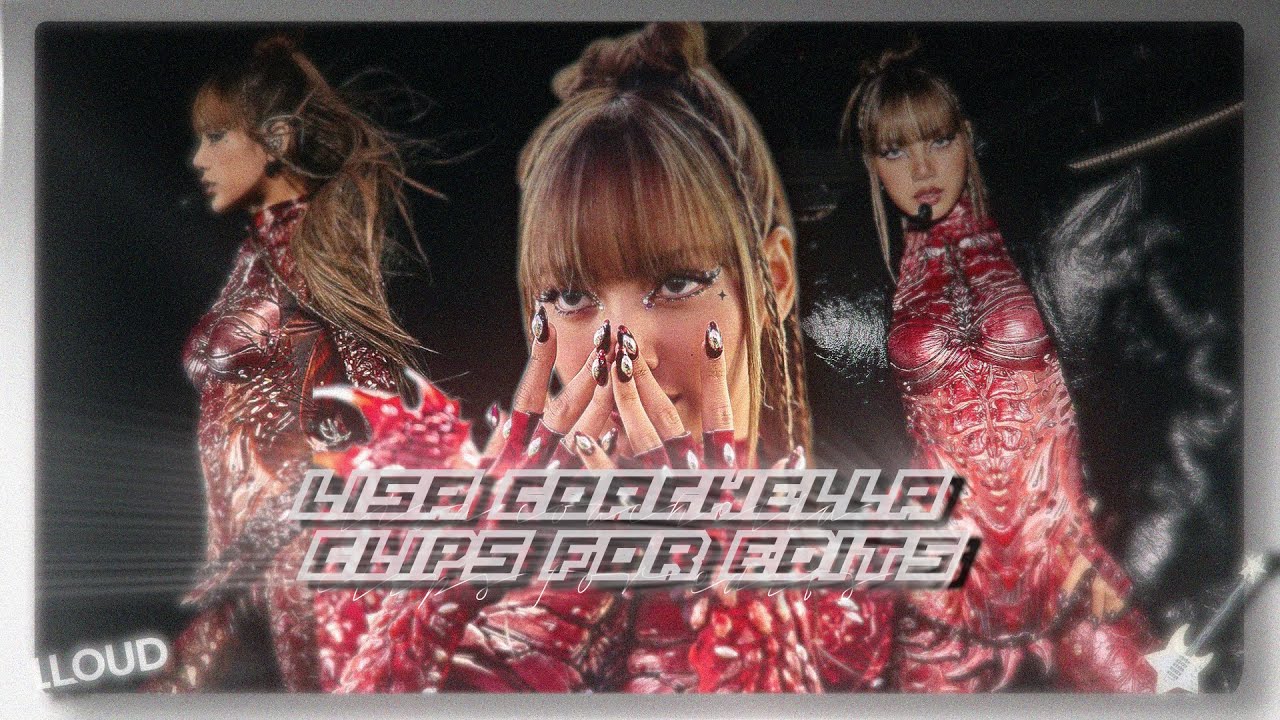 Lisa Coachella twixtor clips for edits (4k)