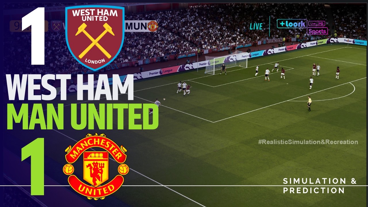 West Ham  vs Manchester United 🔴 | Premier League 25/26 | Full Match Simulation/Recreation