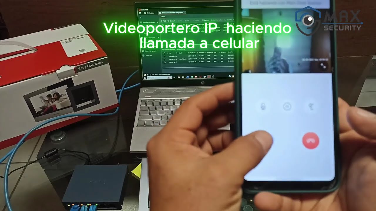 Configuración de Videoportero IP Hikvision | Llamada al Celular y Apertura Remota