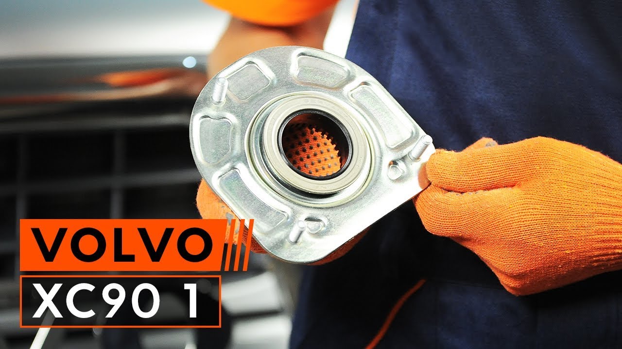Kaip pakeisti priekinį amortizatoriaus statramstį  VOLVO XC90 1 [PAMOKA]