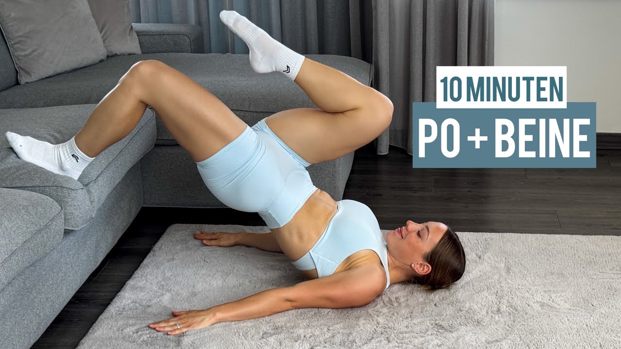 10 Minuten PO + BEINE - Homeworkout ohne Equipment
