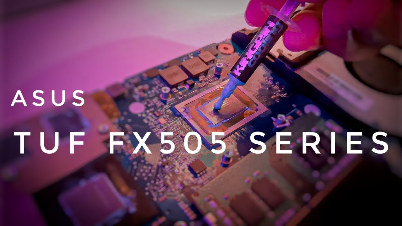 CARA BUKA COVER BELAKANG & GANTI THERMAL PASTE ASUS TUF FX505 SERIES (ENG SUB)
