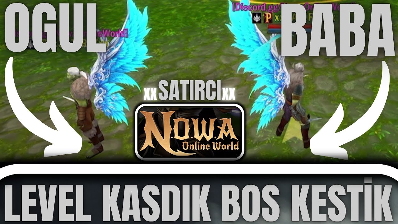 BABA ve OĞUL BAŞLADIK | 13 Aralıkta Mobil MMORPG 4 Yeni Sunucu İle Çıkış Yapıyor Nowa Online World!