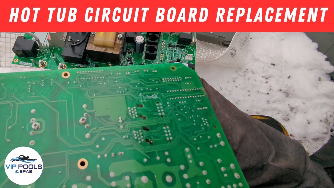 Hot Tub Circuit Board Replacement / Installing a Hot Tub Circuit Board / Hot Tub Circuit Board