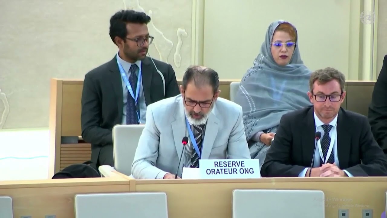 Intervention by Mr. Altaf Hussain Wani, Chairman KIIR - 6th Meeting | #HRC51