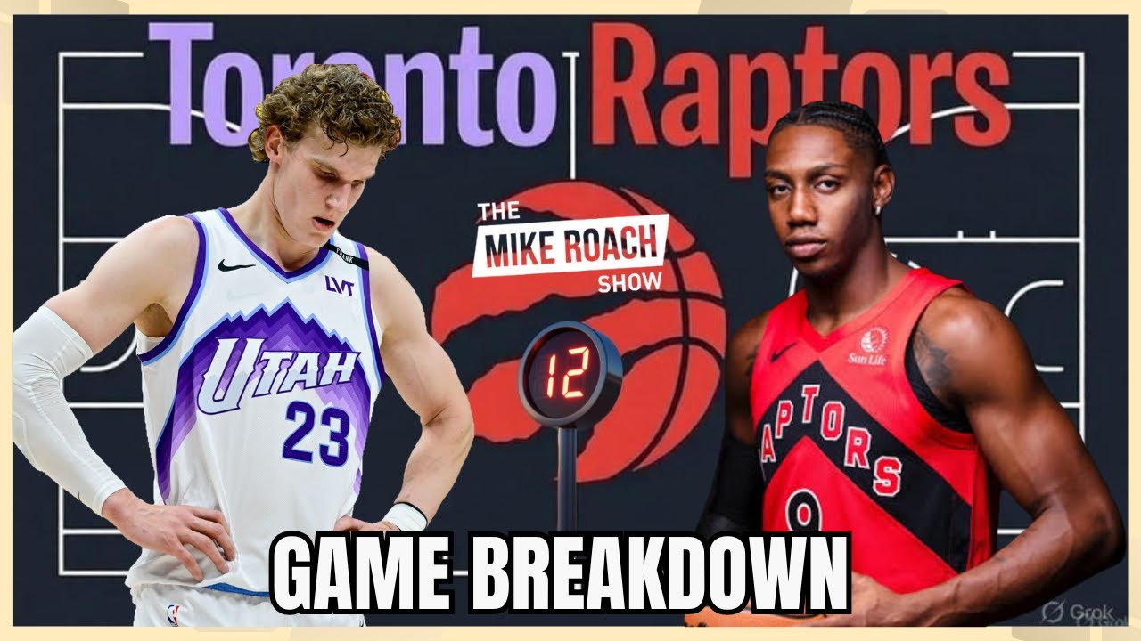 Raptors Snap Skid: Beat Utah 107-100 in Toronto. RJ Barrett 21PTS,  6REB 4AST