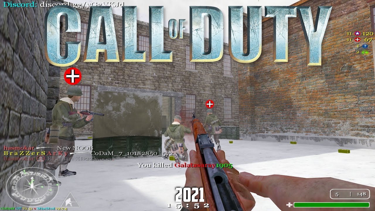 Call of Duty 1 Multiplayer ►23 Players Mp_Harbor 2021 Gameplay | 4K