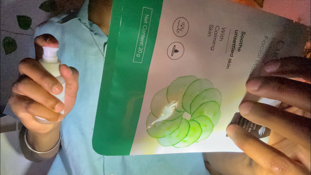 ASMR Doing Your Skincare And With Tapping 🌱( Personal Attention ) / Hindi ASMR