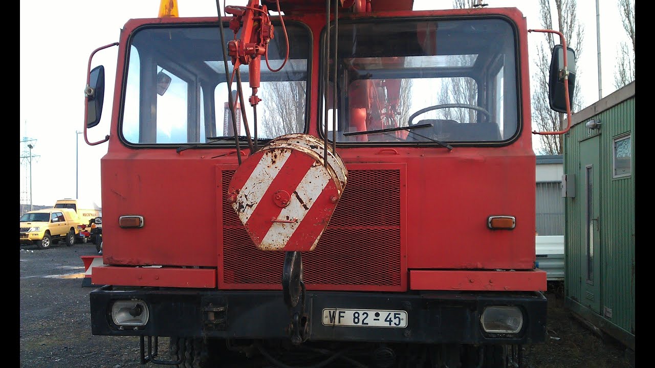 DDR IFA  ADK 125  AUTODREHKRAN Kran Oldtimer Classic car Teleskoparm East German