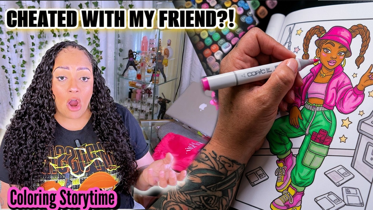 Откровенный разговор: Он изменил… с моей подругой… Теперь я схожу с ума 😭 | Раскраска «История из...