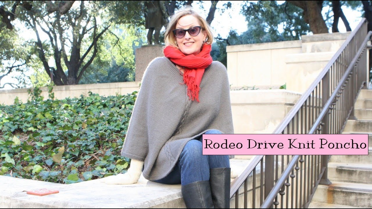 Rodeo Drive Knit Poncho