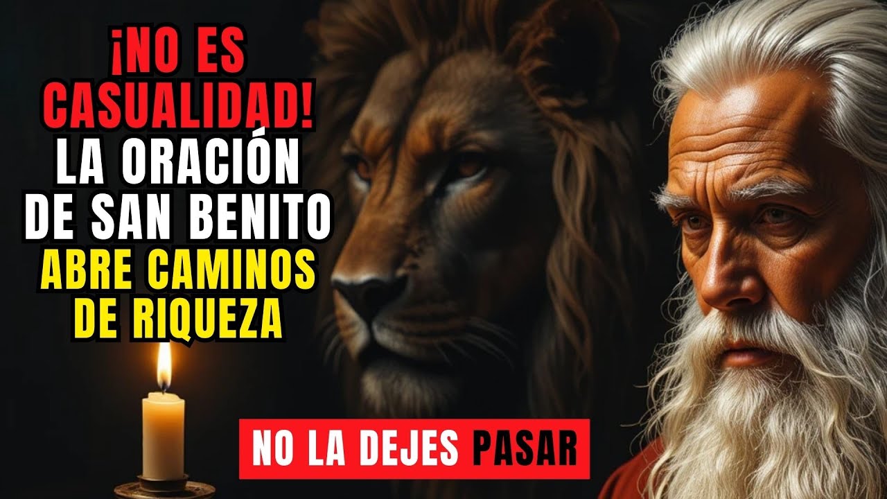💰  Reza Esta Oración de San Benito y el Dinero Comienza a Moverse Hoy | No Es Casualidad