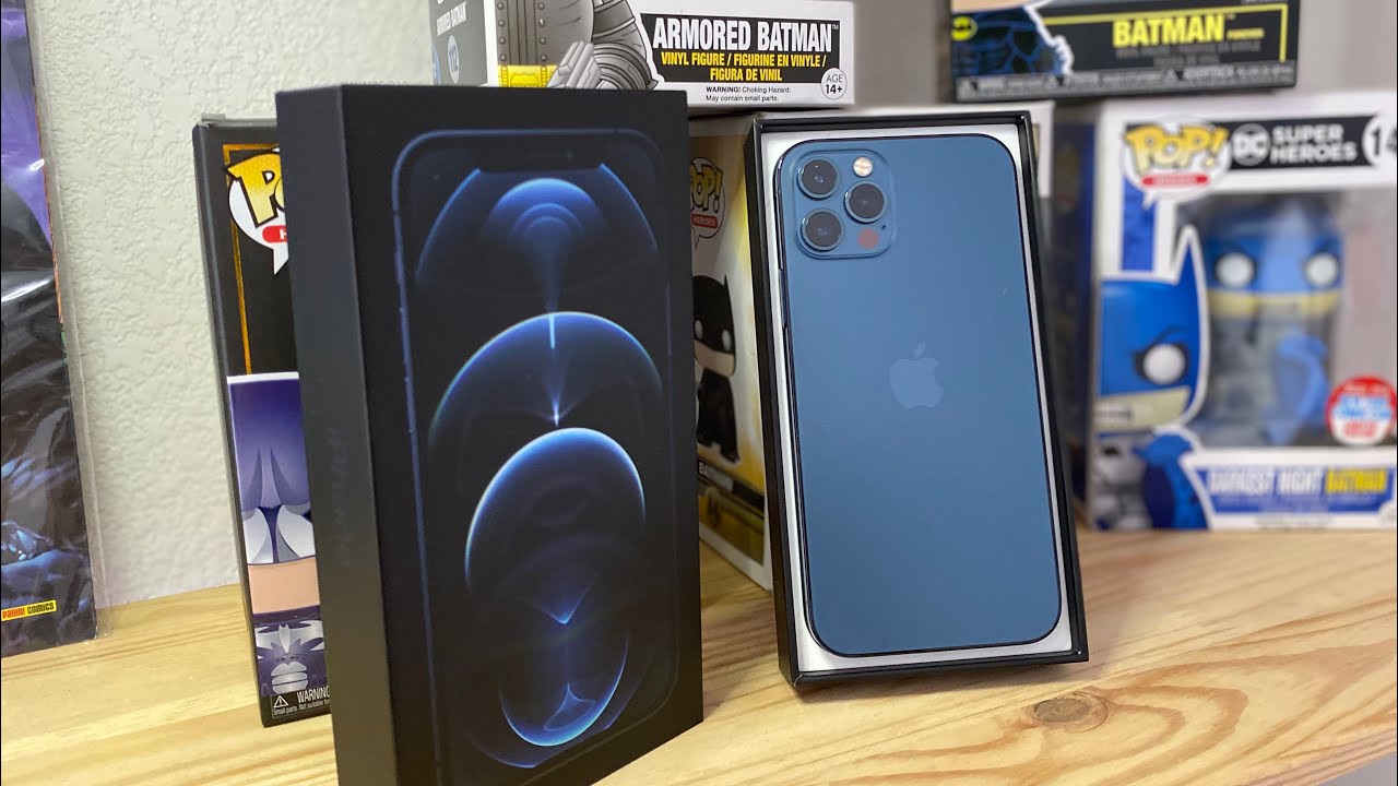 DÉBALLAGE IPHONE 12 PRO (BLEU PACIFIQUE)