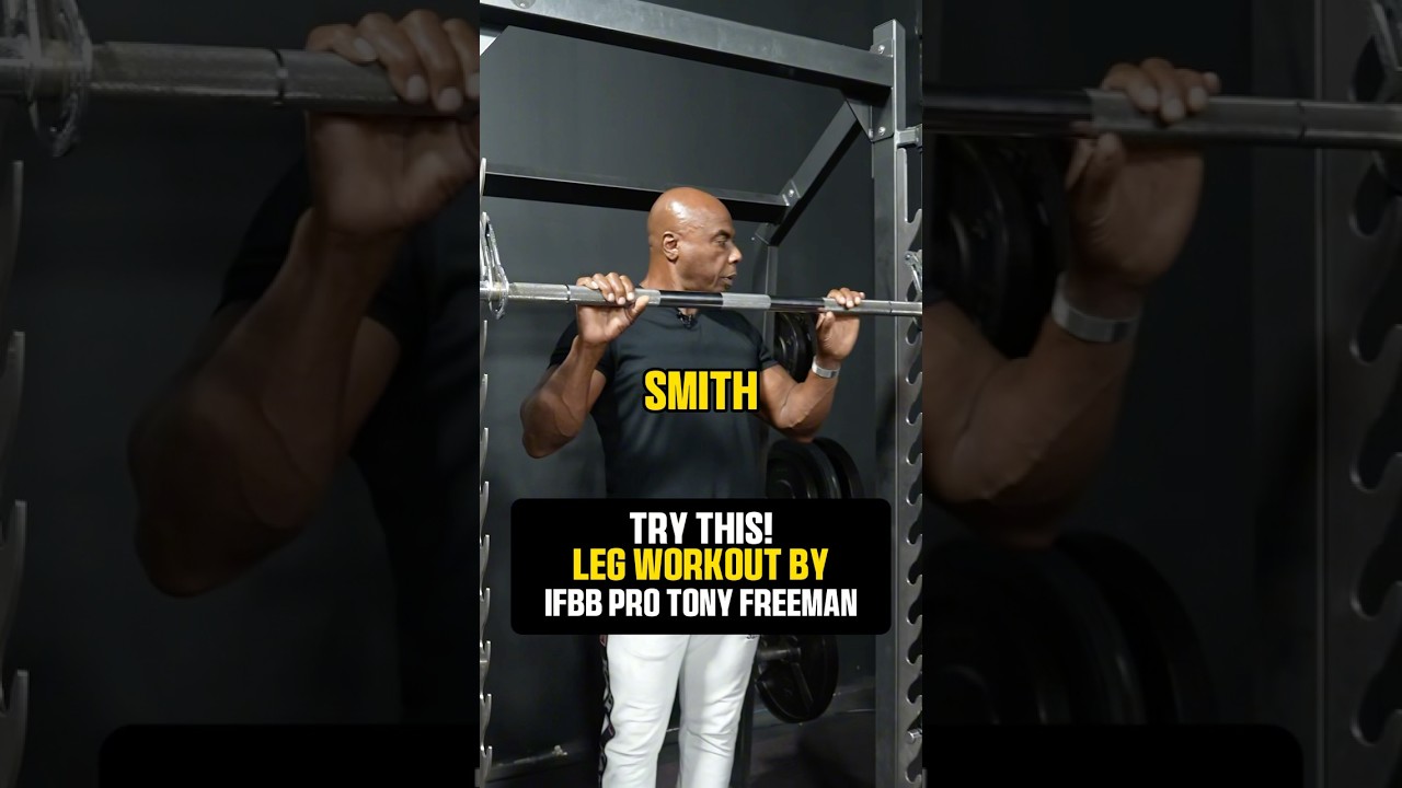 Classic Leg Workout By IFBB Pro Tony Freeman 🙌🏻 #bodybuilding #ifbbpro #shorts
