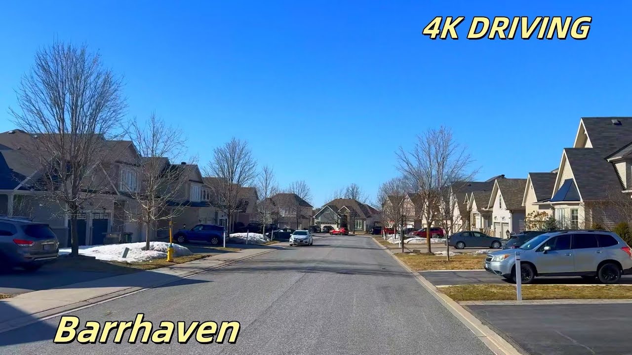 Driving Through Barrhaven, Ottawa | Exploring This Quiet Suburban Community
