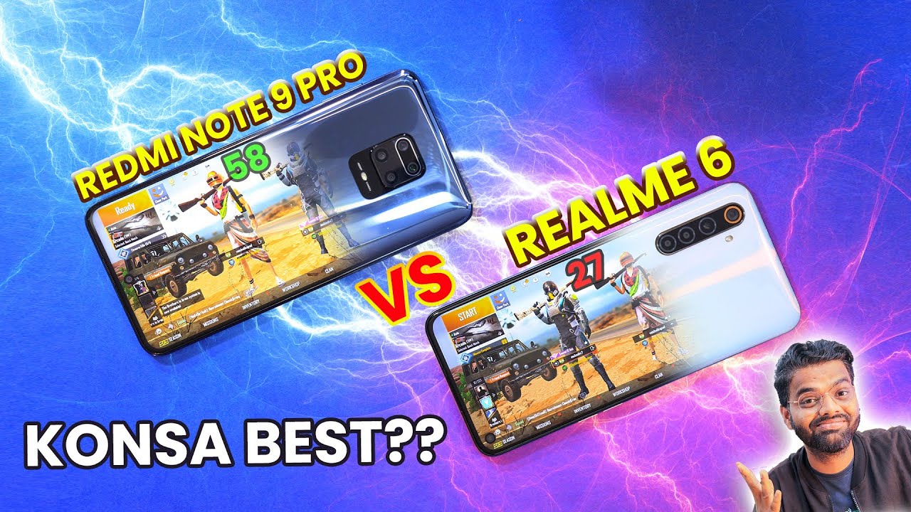 Redmi Note 9 Pro Vs Realme 6 Pubg Test 🌠Best Pubg Phone Under 14000??