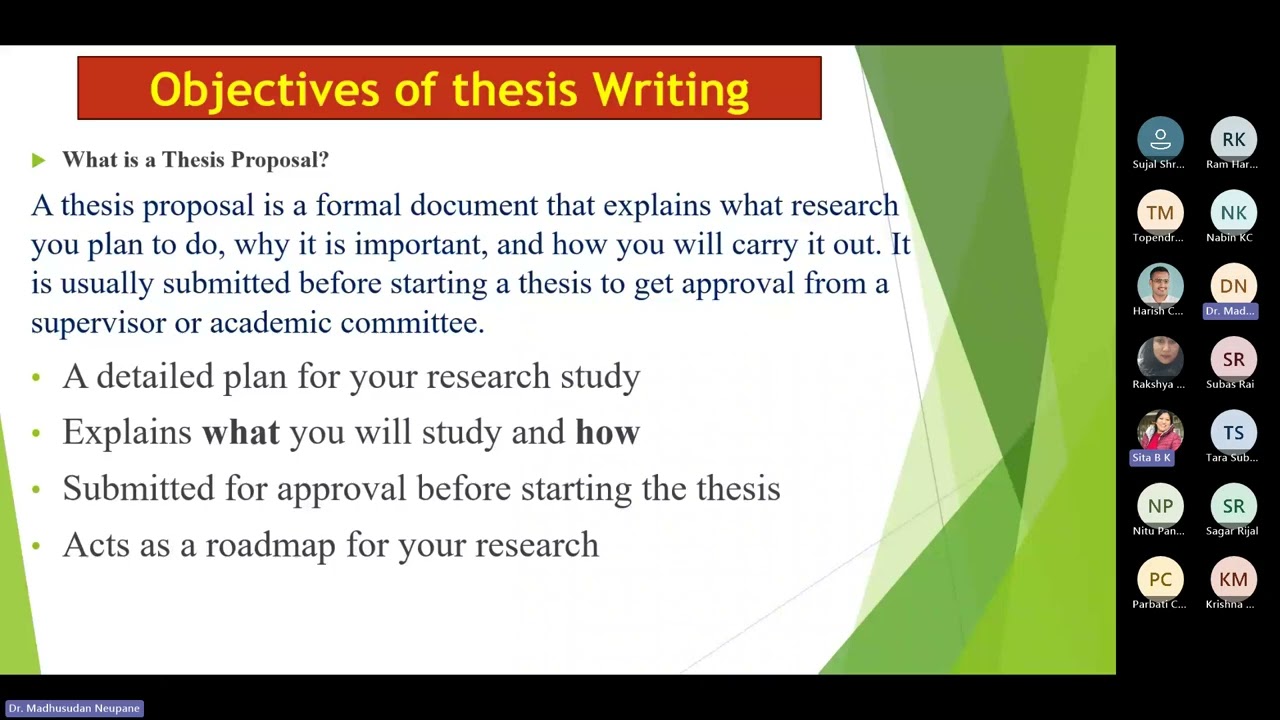 Thesis Class Day 7