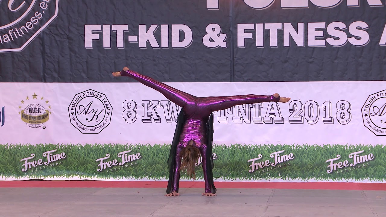 VI MISTRZZOSTWA POLSKI FITNESS FIT KIDS WFF  2018 Gdańsk, kategoria solo do 14 lat