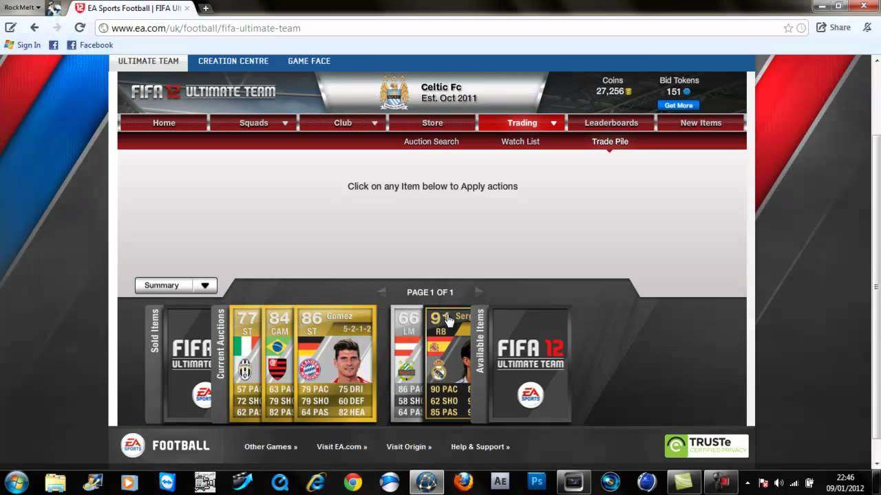 Fifa 12 TOTY Sergio Ramos in a 50k Pack! (Team of the Year)