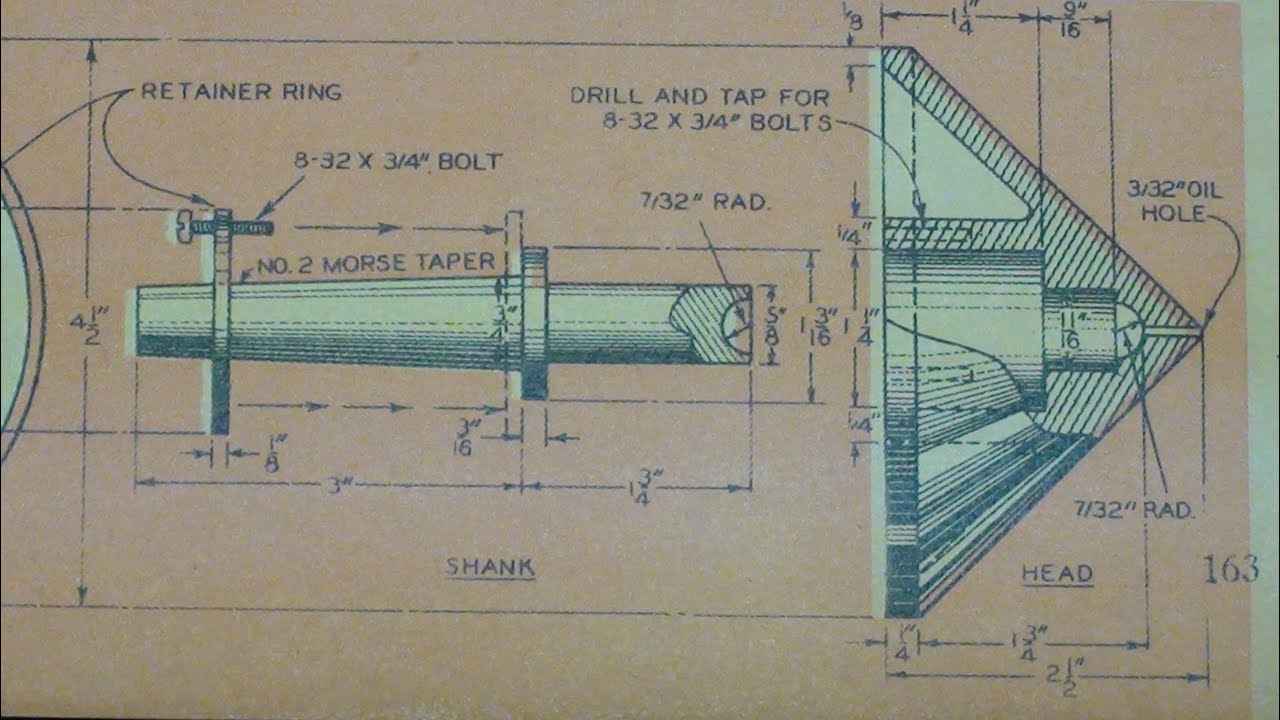 BULL NOSE CENTER What is it? #15 short tubalcain lathe
