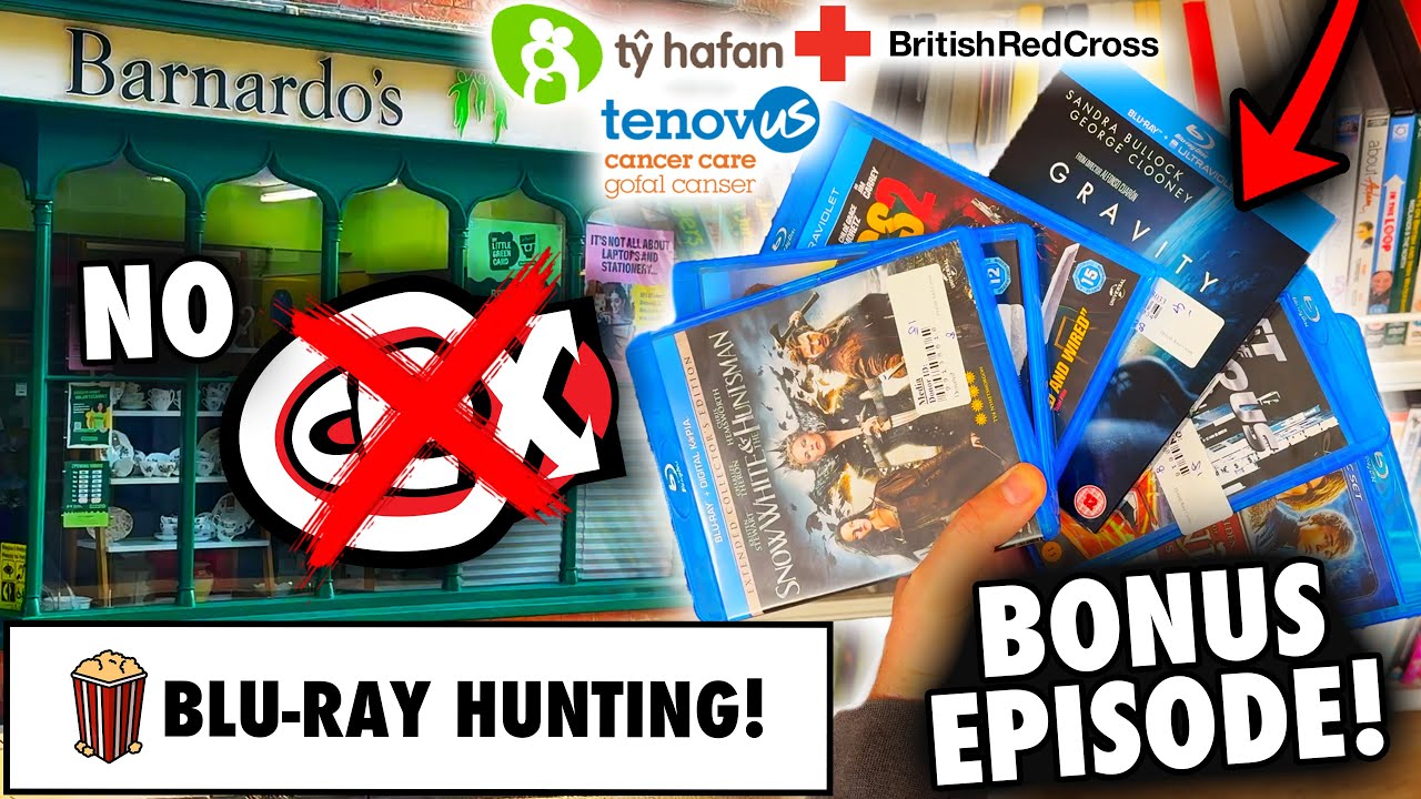 Blu-ray Hunting - DO CHARITY SHOPS HAVE MORE STOCK IF A CEX IS FAR AWAY? (BONUS EPISODE)