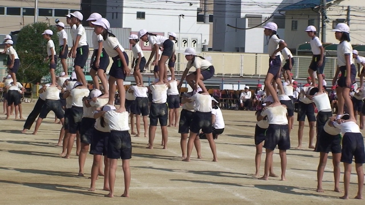 2014年運動会　組体操