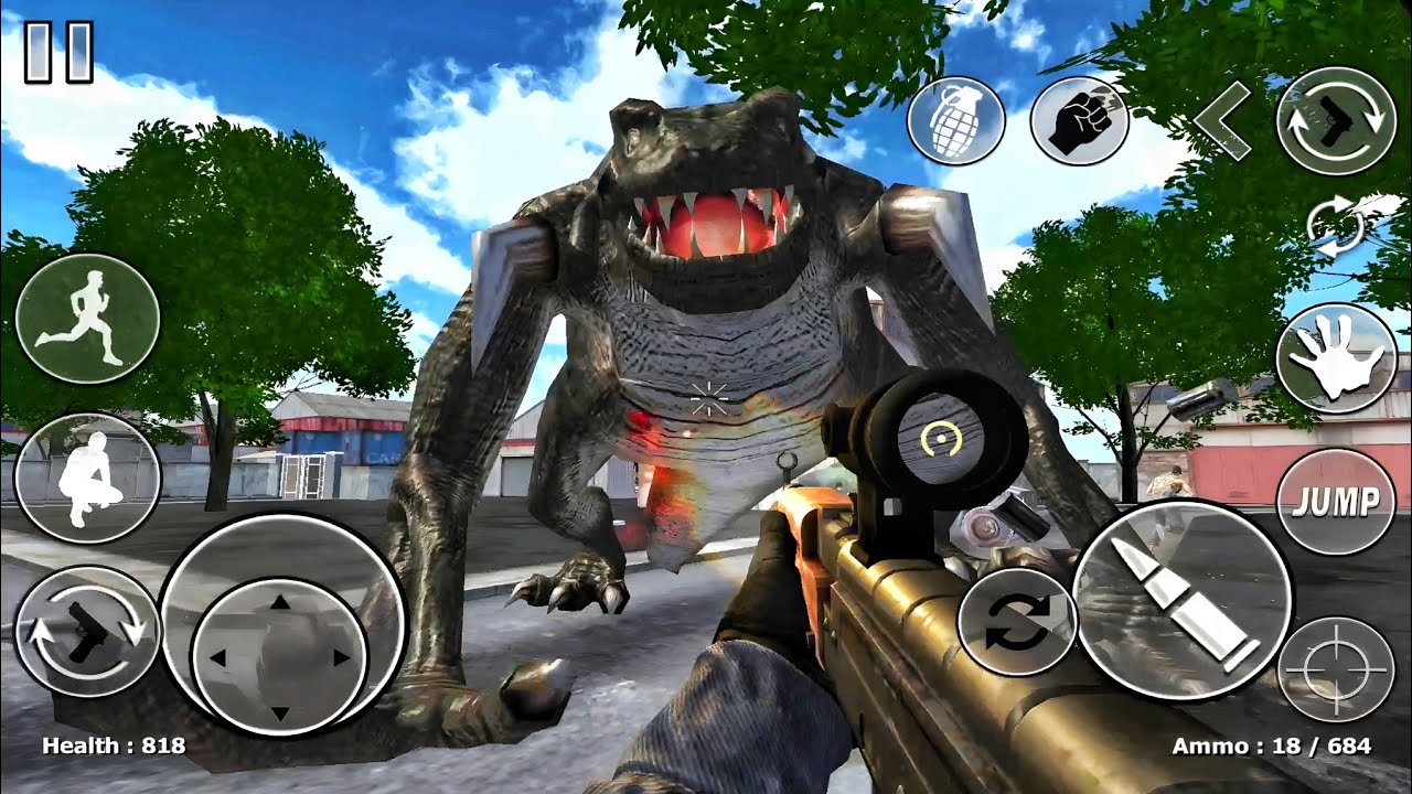 Zombie Monsters 3 - FPS Horror Zombie Action - Android GamePlay #2
