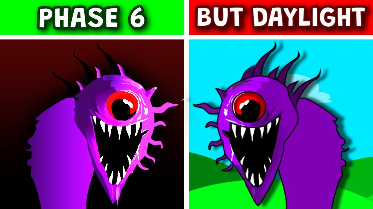 Sprunki Phase 6 But VS Daylight Version (New Reactions)